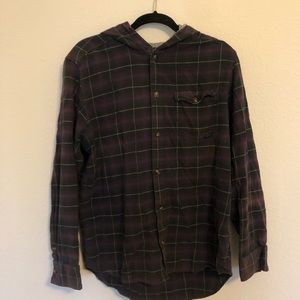 Vans flannel hoodie